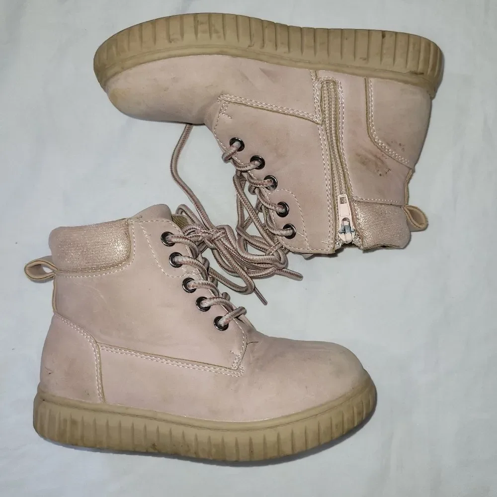 Girls Size 10 Blush Dusty Rose Boots